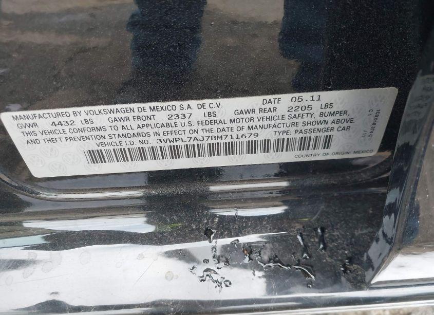 Photo 9 of 2011 Volkswagen Jetta SPORTWAGEN 2.0L TDI (VIN 3VWPL7AJ7BM711679)