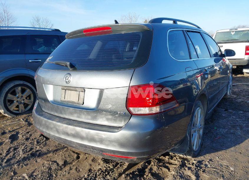 Photo 4 of 2012 Volkswagen Jetta SPORTWAGEN 2.0L TDI (VIN 3VWPL7AJ7CM658225)