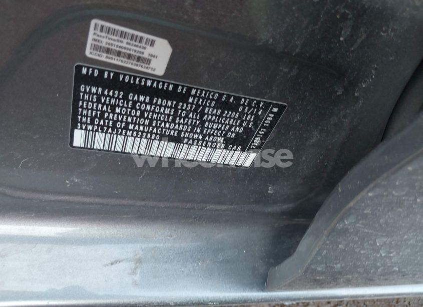 Photo 9 of 2014 Volkswagen Jetta SPORTWAGEN 2.0L TDI (VIN 3VWPL7AJ7EM623980)