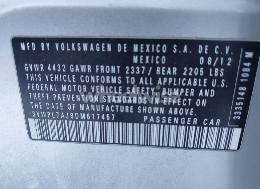 Photo 9 of 2013 Volkswagen Jetta SPORTWAGEN 2.0L TDI (VIN 3VWPL7AJ8DM617457)