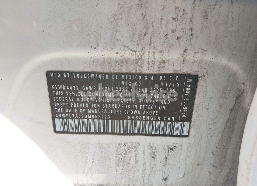 Photo 9 of 2013 Volkswagen Jetta SPORTWAGEN 2.0L TDI (VIN 3VWPL7AJ8DM655223)