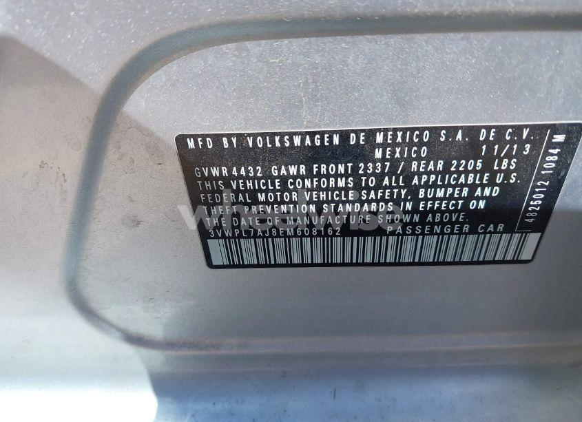 Photo 9 of 2014 Volkswagen Jetta SPORTWAGEN 2.0L TDI (VIN 3VWPL7AJ8EM608162)