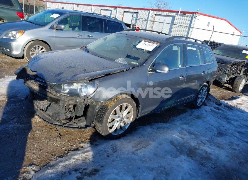 Photo 2 of 2012 Volkswagen Jetta SPORTWAGEN 2.0L TDI (VIN 3VWPL7AJ9CM612055)