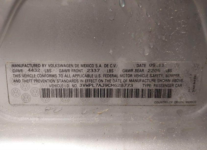 Photo 9 of 2012 Volkswagen Jetta SPORTWAGEN 2.0L TDI (VIN 3VWPL7AJ9CM628773)