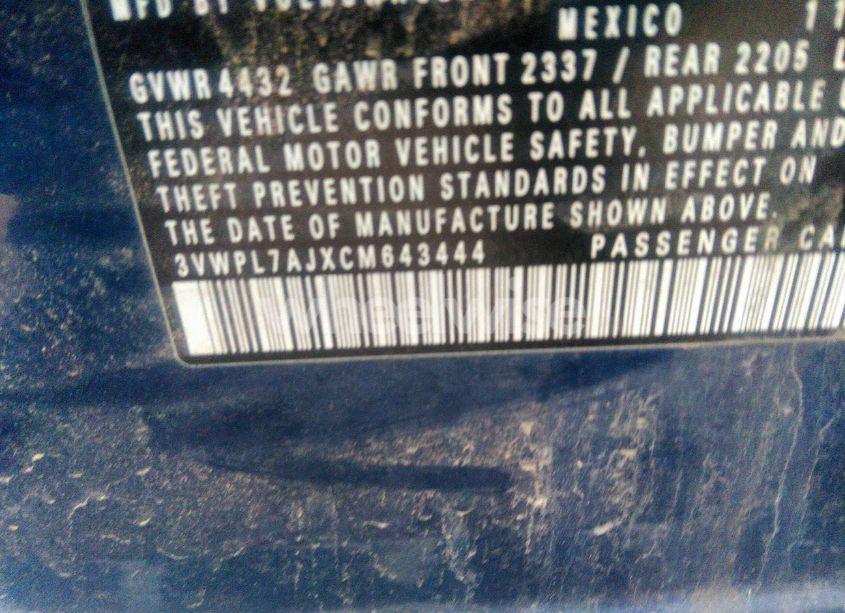 Photo 9 of 2012 Volkswagen Jetta SPORTWAGEN 2.0L TDI (VIN 3VWPL7AJXCM643444)