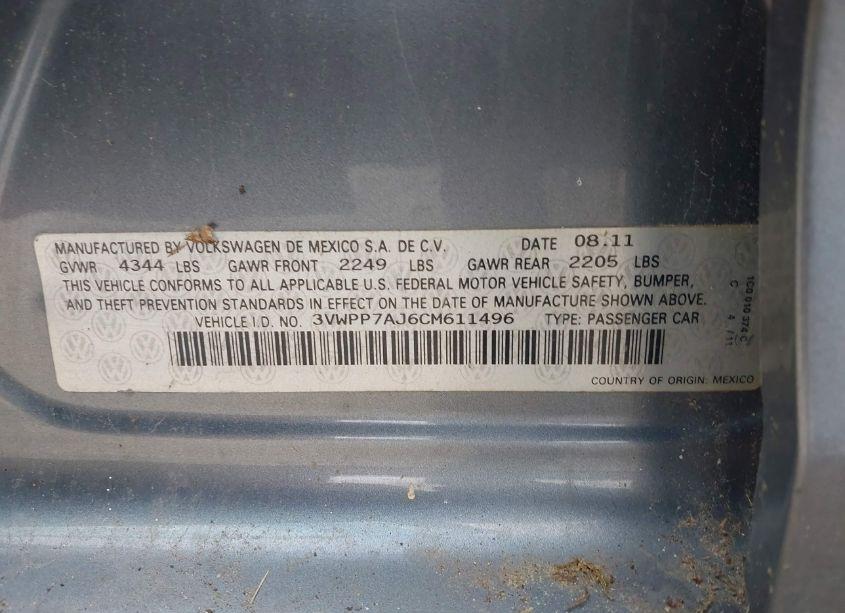 Photo 9 of 2012 Volkswagen Jetta SPORTWAGEN 2.5L SE (VIN 3VWPP7AJ6CM611496)