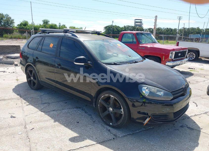 2012 Volkswagen Jetta SPORTWAGEN 2.5L S (VIN 3VWPP7AJ6CM637287) main photo