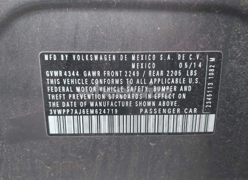 Photo 9 of 2014 Volkswagen Jetta SPORTWAGEN 2.5L S (VIN 3VWPP7AJ6EM624719)