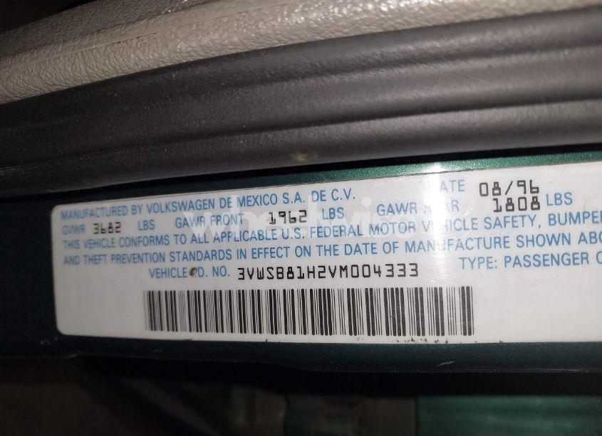 Photo 9 of 1997 Volkswagen Jetta GLS (VIN 3VWSB81H2VM004333)