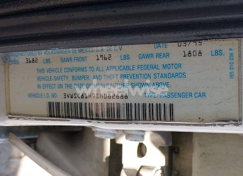 Photo 9 of 1995 Volkswagen Jetta III GLS (VIN 3VWSC81H7SM082888)