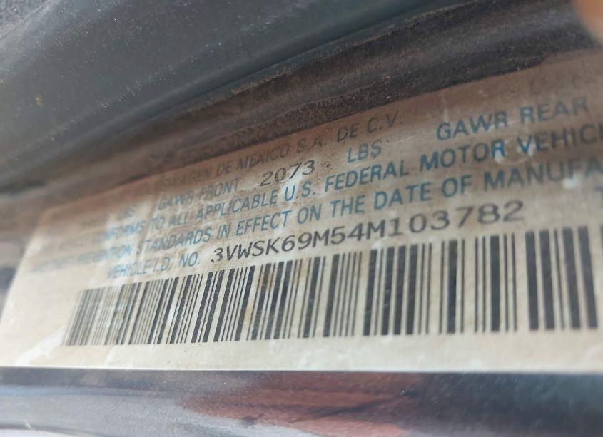 Photo 9 of 2004 Volkswagen Jetta GLS 2.0L (VIN 3VWSK69M54M103782)