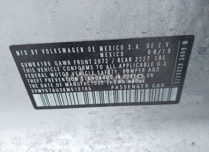 Photo 9 of 2019 Volkswagen Golf SPORTWAGEN 1.4T S/1.4T SE (VIN 3VWY57AU3KM515165)