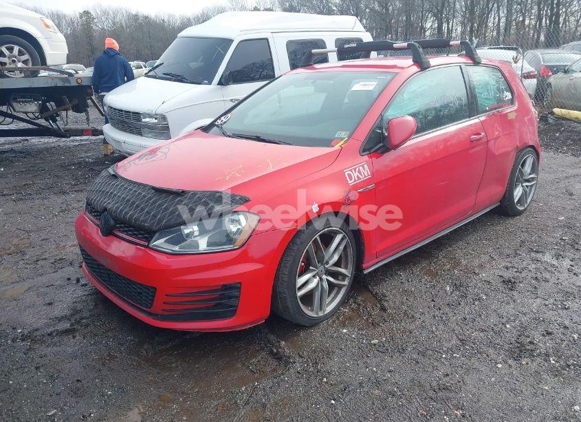 Photo 2 of 2016 Volkswagen Golf GTI S 2-DOOR (VIN 3VWYT7AU1GM034344)
