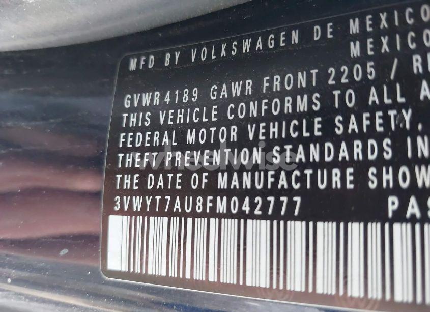 Photo 9 of 2015 Volkswagen Golf GTI S (VIN 3VWYT7AU8FM042777)