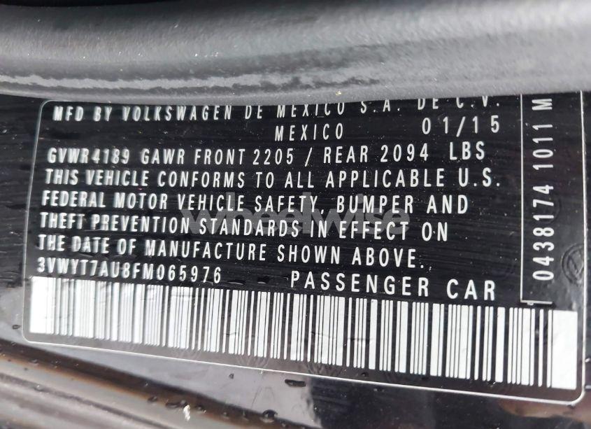 Photo 9 of 2015 Volkswagen Golf GTI 2.0T SE 2-DOOR (VIN 3VWYT7AU8FM065976)