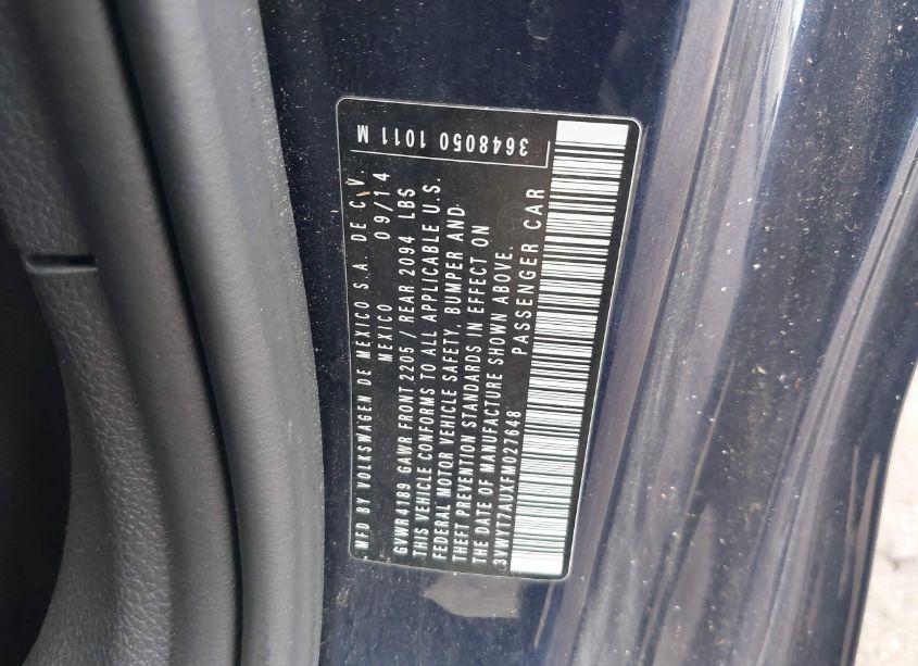 Photo 9 of 2015 Volkswagen Golf GTI 2.0T SE 2-DOOR (VIN 3VWYT7AUXFM027648)