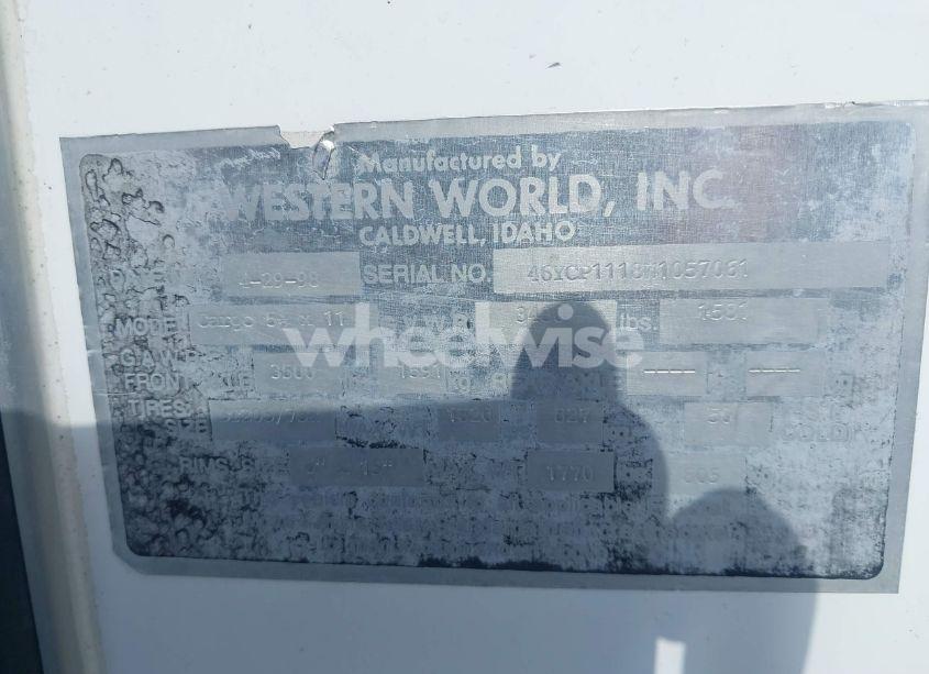 Photo 9 of 1998 Western Trailers OTHER (VIN 46YCP1118W1057061)