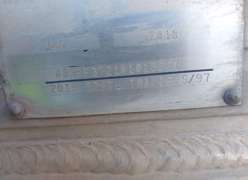 Photo 9 of 2019 Travis Body & TRAILER DUMP (VIN 48XFF3721K1013337)