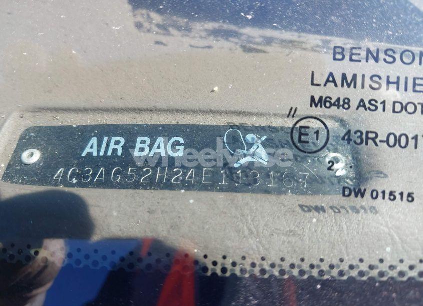 Photo 9 of 2004 Chrysler Sebring LIMITED (VIN 4C3AG52H24E113167)