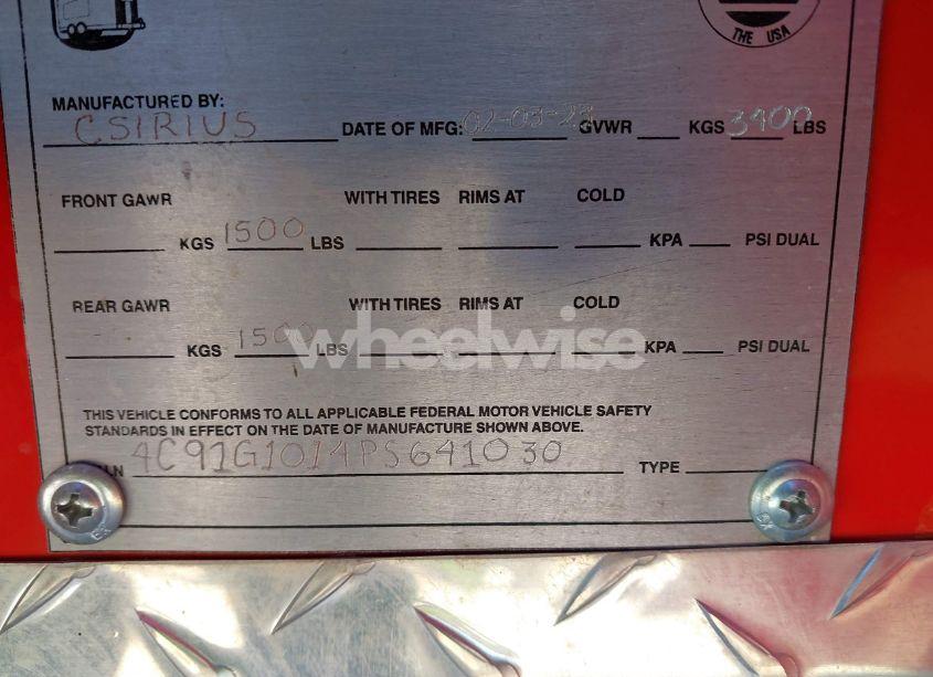 Photo 9 of 2023 Trailer Csirius FOOD TRAILER (VIN 4C91G1014PS641030)