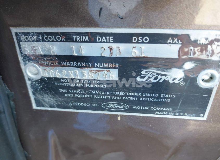 Photo 9 of 1964 Ford Galaxie N/A (VIN 4D62X138746)