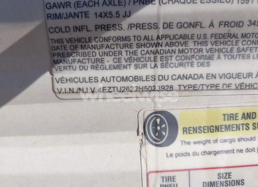 Photo 9 of 2017 Kz 260bh (VIN 4EZTU2622H5023928)