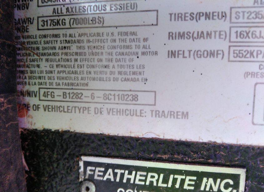 Photo 9 of 2008 Featherlite Unknown N/A (VIN 4FGB128268C110238)