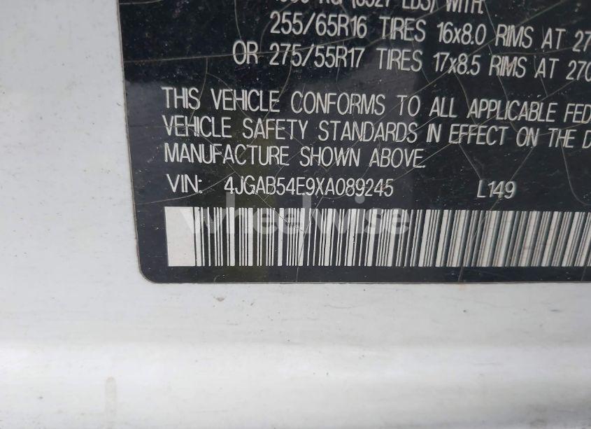 Photo 9 of 1999 Mercedes-benz Ml 320 (VIN 4JGAB54E9XA089245)