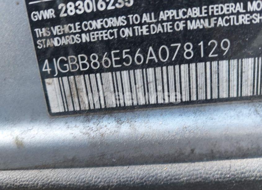 Photo 9 of 2006 Mercedes-benz Ml 350 4MATIC (VIN 4JGBB86E56A078129)