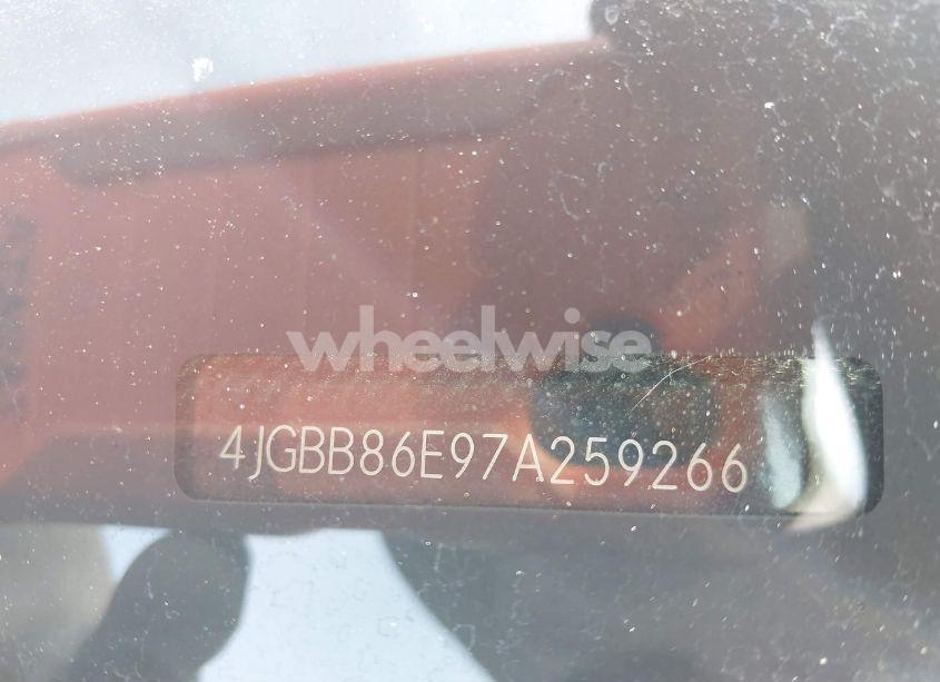 Photo 9 of 2007 Mercedes-benz Ml 350 4MATIC (VIN 4JGBB86E97A259266)