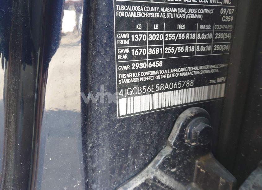 Photo 9 of 2008 Mercedes-benz R 350 (VIN 4JGCB56E58A065788)