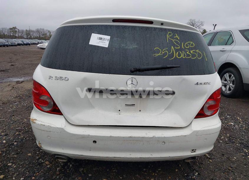 Photo 6 of 2007 Mercedes-benz R 350 4MATIC (VIN 4JGCB65EX7A054839)