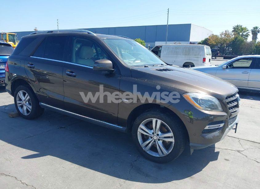2012 Mercedes-benz Ml 350 BLUETEC 4MATIC (VIN 4JGDA2EB0CA082259) main photo