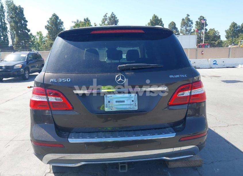 Photo 16 of 2012 Mercedes-benz Ml 350 BLUETEC 4MATIC (VIN 4JGDA2EB0CA082259)