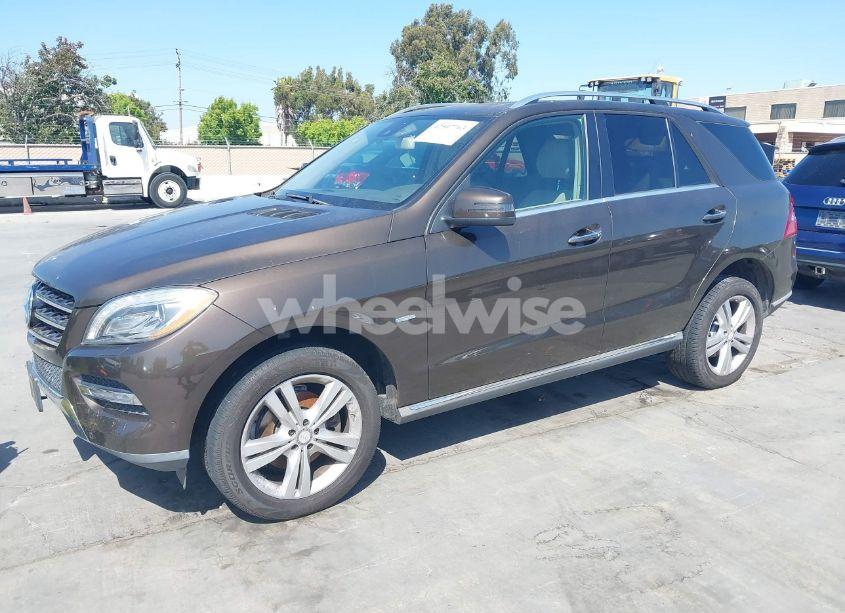 Photo 2 of 2012 Mercedes-benz Ml 350 BLUETEC 4MATIC (VIN 4JGDA2EB0CA082259)