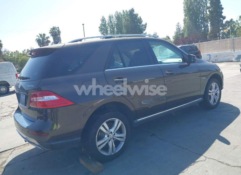 Photo 4 of 2012 Mercedes-benz Ml 350 BLUETEC 4MATIC (VIN 4JGDA2EB0CA082259)