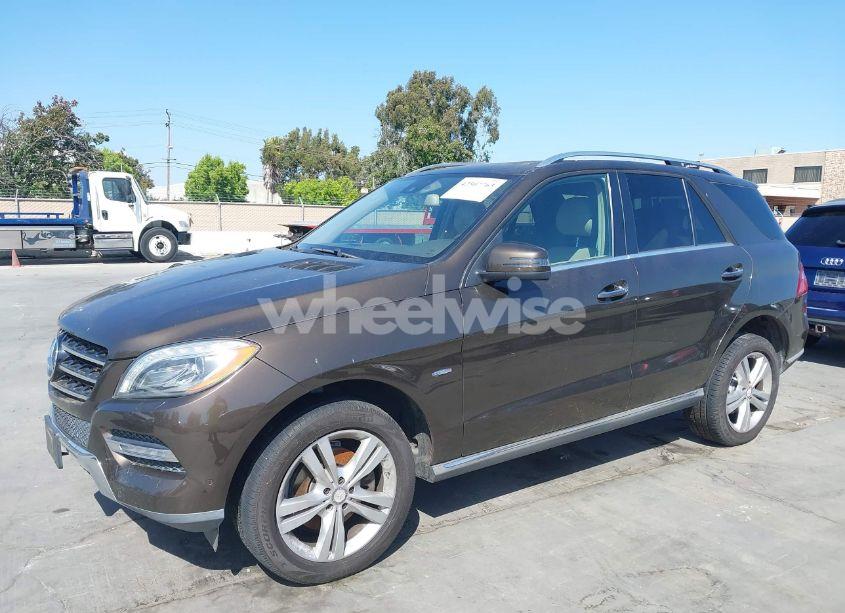 Photo 6 of 2012 Mercedes-benz Ml 350 BLUETEC 4MATIC (VIN 4JGDA2EB0CA082259)