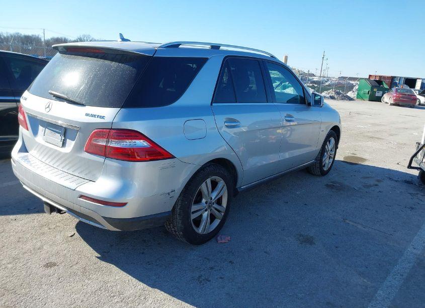Photo 4 of 2012 Mercedes-benz Ml 350 BLUETEC 4MATIC (VIN 4JGDA2EB3CA033184)