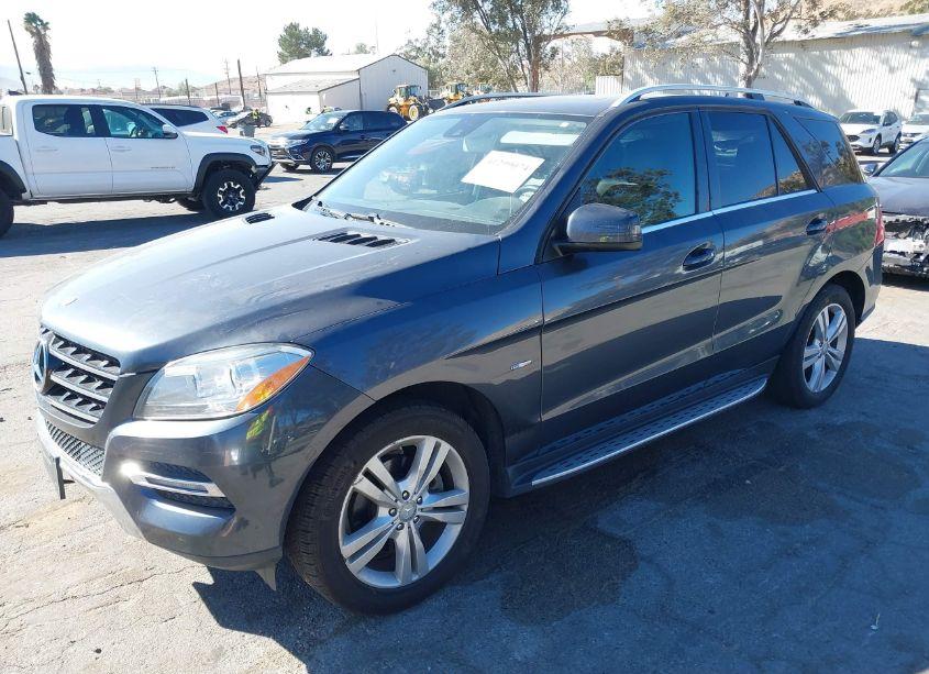 Photo 2 of 2012 Mercedes-benz Ml 350 BLUETEC 4MATIC (VIN 4JGDA2EB4CA015020)