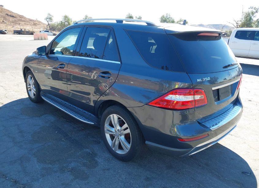 Photo 3 of 2012 Mercedes-benz Ml 350 BLUETEC 4MATIC (VIN 4JGDA2EB4CA015020)