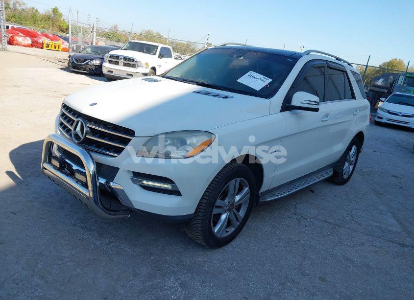 Photo 2 of 2012 Mercedes-benz Ml 350 BLUETEC 4MATIC (VIN 4JGDA2EB7CA003962)
