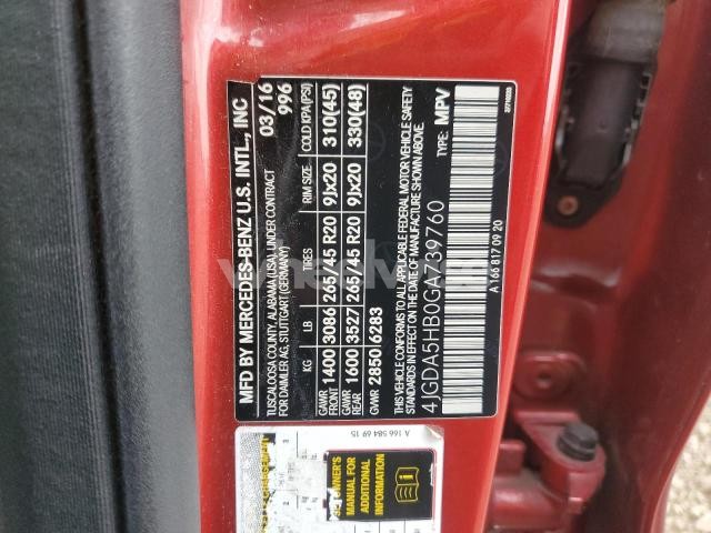 Photo 13 of 2016 MERCEDES-BENZ GLE 350 4MATIC (VIN 4JGDA5HB0GA739760)