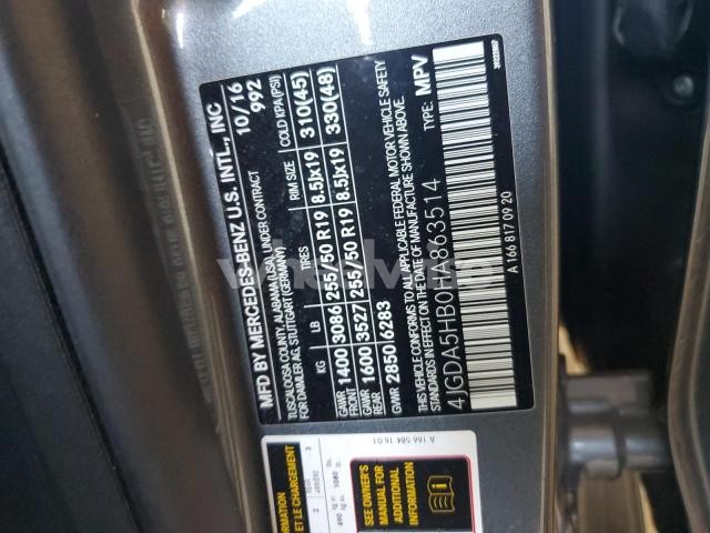 Photo 5 of 2017 MERCEDES-BENZ GLE 350 4MATIC (VIN 4JGDA5HB0HA863514)