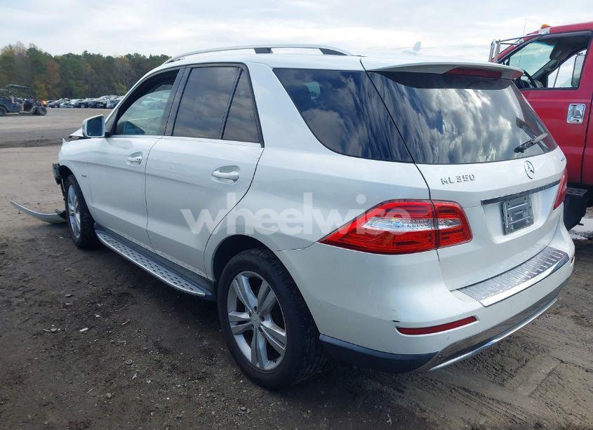 Photo 3 of 2012 Mercedes-benz Ml 350 4MATIC (VIN 4JGDA5HB1CA032290)