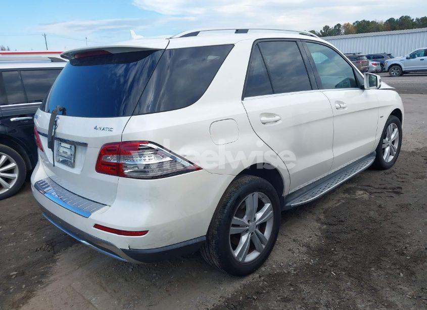Photo 4 of 2012 Mercedes-benz Ml 350 4MATIC (VIN 4JGDA5HB1CA032290)