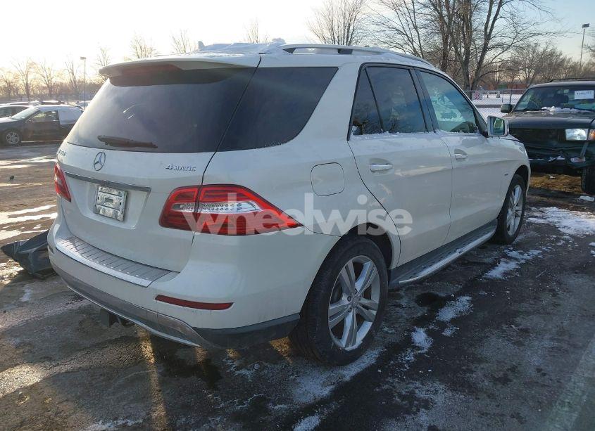 Photo 4 of 2012 Mercedes-benz Ml 350 4MATIC (VIN 4JGDA5HB2CA011030)