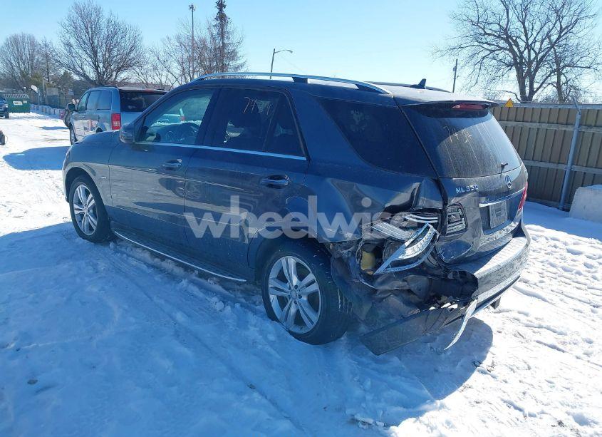 Photo 3 of 2012 Mercedes-benz Ml 350 4MATIC (VIN 4JGDA5HB2CA045369)