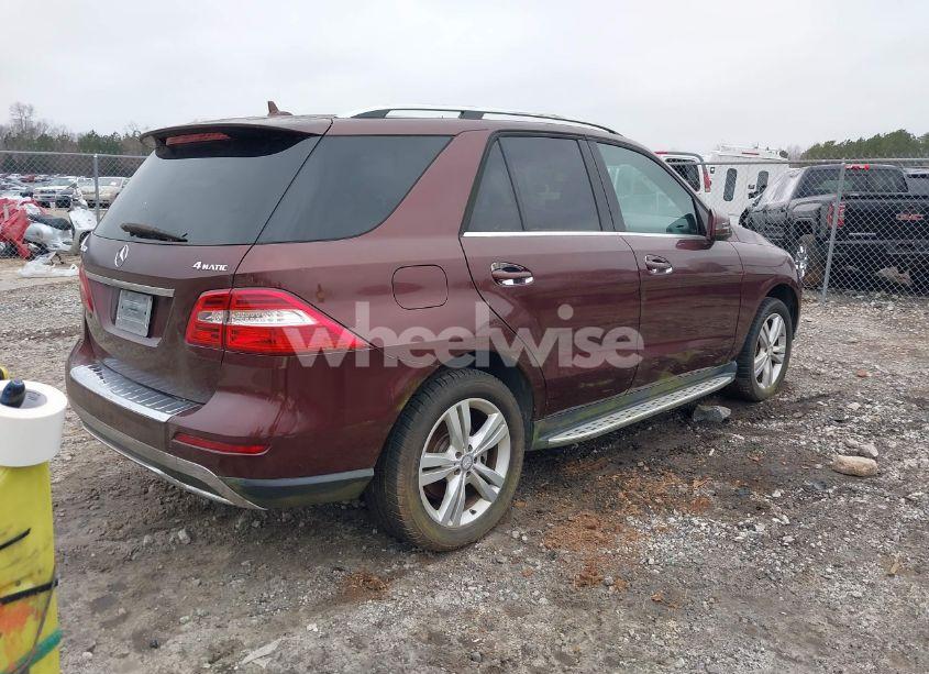 Photo 4 of 2013 Mercedes-benz Ml 350 4MATIC (VIN 4JGDA5HB3DA230631)