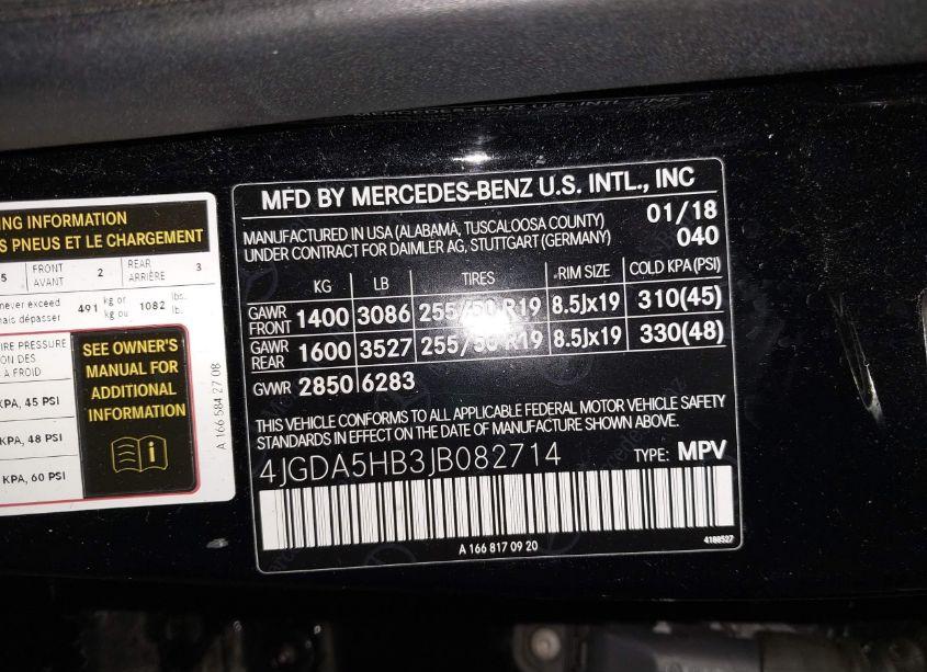 Photo 9 of 2018 Mercedes-benz Gle 350 4MATIC (VIN 4JGDA5HB3JB082714)