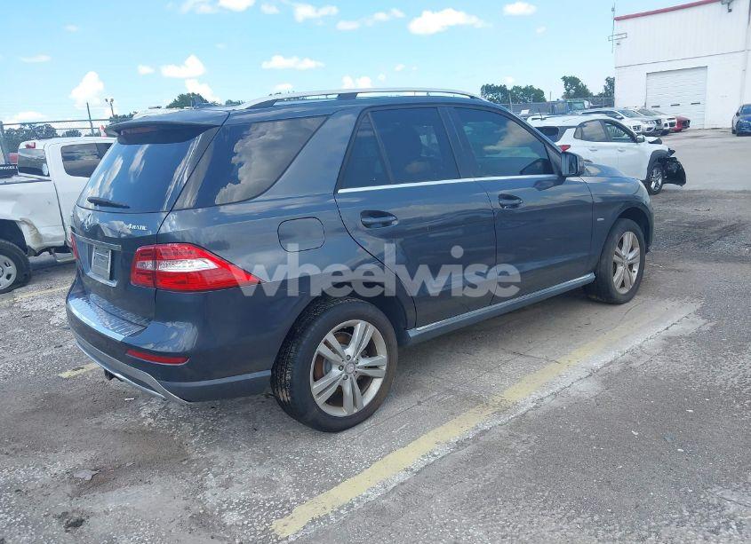 Photo 4 of 2012 Mercedes-benz Ml 350 4MATIC (VIN 4JGDA5HB4CA000627)